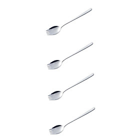 4 Pieces Travel Camping Picnic Stainless Steel Spoon Spork Cutlery Flatware