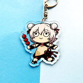 ( Mica trong acrylic) Móc khóa Theresa Teri ngơ Honkai Impact 3 in hình anime chibi