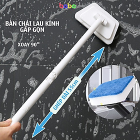 Mua Cây lau kính cán dài lắp ghép chổi làm sạch đồ gia dụng rửa màn hình đa năng thông minh babo TA01