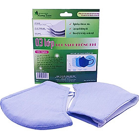 Khẩu Trang Vải Sợi Hoạt Tính Hương Tràm Người Lớn Cung Đình (2C/HỘP)