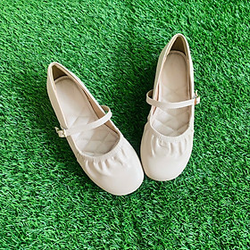 Giày Búp Bê Mũi Tròn Chun Mềm – PABNO PN12032