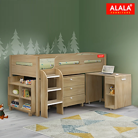Mua Giường ngủ trẻ Em ALALA/ Miễn phí vận chuyển và lắp đặt/ Đổi trả 30 ngày/ Sản phẩm được bảo hành 5 năm từ thương hiệu ALALA/ Chịu lực 700kg