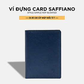 Ví Da Nam Pagini Da Saffiano Cao Cấp - Kiểu Dáng Đứng - Thiết Kế Nhỏ Gọn - VID03