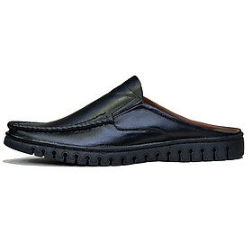 Dép Bít Mũi Nam HÀ NAM Da Bò Thật Cao Cấp GSB2064a