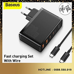 Mua Bộ sạc nhanh đa năng Baseus GaN2 Pro Quick Charger 100W dùng cho Smartphone/ Tablet/ Macbook / Laptop -Hàng Chính Hãng