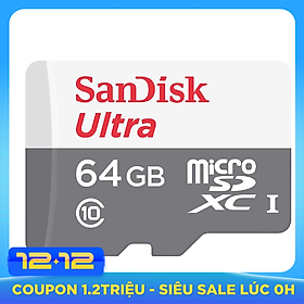 Thẻ Nhớ Micro SDXC SanDisk UHS-1 64GB Class 10 - Hàng Chính Hãng