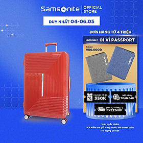 Vali kéo Samsonite Apinex Spinner EXP - Glossy Orange Red - Đại 75/28