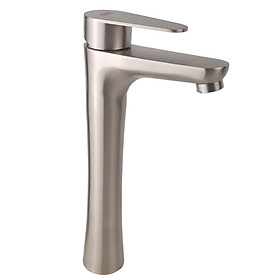 Mua Vòi lavabo điếu nóng lạnh  Inox SUS 304 Eurolife EL-T023 (Trắng vàng )