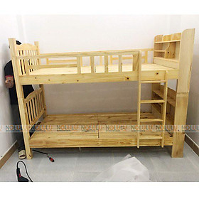 Mua Giường 2 Tầng Nhật YOKOHAMA Gỗ Thông Tự Nhiên 100% - TN