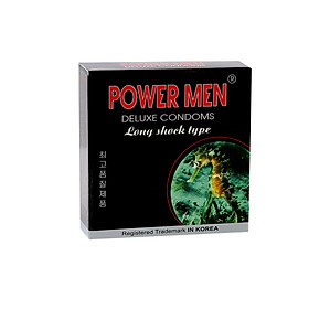 Bao Cao Su Gai Power Men (Hộp 3 Chiếc) - Hàng Chính Hãng 100% - Che Tên Sản Phẩm