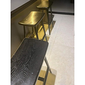 Mua Ghế bàn đảo mau đen 65cm