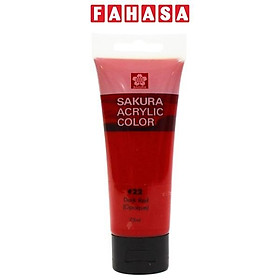 Màu Vẽ Acrylic Sakura 75ml XAC75#22 - Dark Red