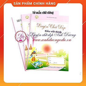 *Bi Bon* Vở đứng có chữ mẫu * Bi Bon Shop