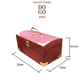 Mua Hộp đựng trang sức đồ dùng quan trọng chất liệu gỗ Hương cao cấp gia công bởi thợ thủ công lành nghề