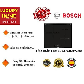 Mua Bếp 3 Từ Âm Bosch PIJ675FC1E (59.2cm) - Hàng Chính Hãng