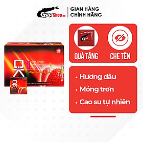 Bao cao su OKHQ hương dâu - Hộp 144 cái | GUNSHOP VIỆT NAM