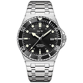 Đồng hồ nam chính hãng I&W Carnival 726G-T2 Hàng mới fullbox ,Kính chống xước,Chống nước 100m,BH 24 tháng,Máy Cơ Automatic,dây kim loại xịn