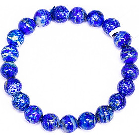 Vòng tay đá Lapis Lazuli size hạt 8mm mệnh thủy, mộc - Ngọc Quý Gemstones