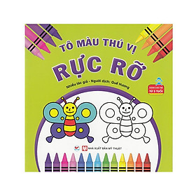 Sách Tô màu thú vị Rực Rỡ  - Bản Quyền