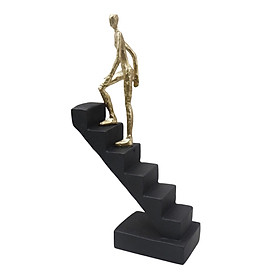Climbing Ladder Statue Climbing Stairs Figurine for Table Decorations Office