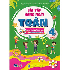 Sách - Bài tập hằng ngày Toán 4 tập 2 (Cánh diều)