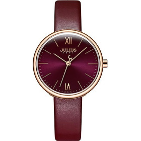 Đồng Hồ Nữ JA-1116 Julius Hàn Quốc Dây Da