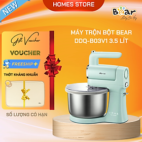 Mua Máy Đánh Trứng Trộn Bột Để Bàn BEAR DDQ-B03V1 Dung Tích Cối 4 Lít  Công Suất 300 W - Hàng Chính Hãng