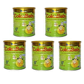 Combo 5 lon Sữa non COLOSBABY GOLD 0+ (800G)