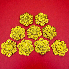 Bộ 9 Hoa Mai Lớn Trang Trí Tết - 68-3