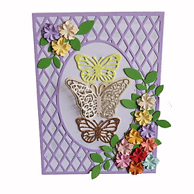 Butterfly Grid Plate Carbon Steel Cutting Dies Set Knife Mold Stencils DIY Scrapbooking Die Cuts Decor Crafts Embossing Templates Art Cutter