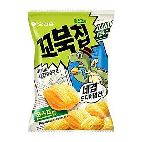 Bim bim ngô gói lớn Orion turtle - 800g