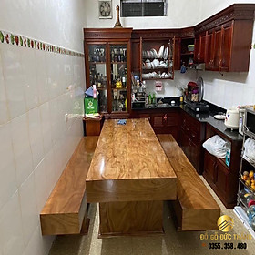 Mua bàn ghế k3 gỗ cẩm vàng nam phi dễ lau chùi ( không tựa )