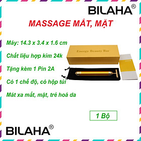 Máy massage mặt 4 đầu nâng cơ, săn chắc da mặt giảm nếp nhăn, giảm bọng mắt, chống thâm quầng (Hàng Chính Hãng)