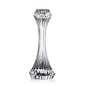 Chân nến pha lê Rogaska Crown Jewel 25cm màu trắng hàng chính hãng
