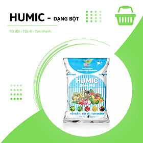 Phân bón sinh học POTASSIUM HUMATE - HUMIC (dạng bột) 1KG 