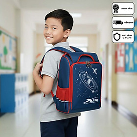 Balo chống gù cao cấp cho bé tiểu học chống nước tiện dụng Xbags Universe XB 3102 – Nhẹ êm, thoáng khí, đi học đi chơi tiện lợi!
