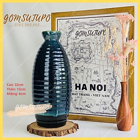 Mua Lọ Hoa Sứ Men Hoả Biến Đá - Gốm Sứ Bát Tràng - Bình Gốm Trang Trí - Decor Nội Thất