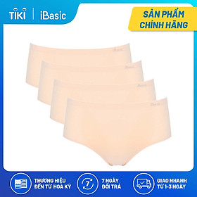 Combo 4 quần lót nữ không đường may bonding thoáng khí lưng cao iBasic PANW139