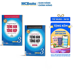 Hình ảnh sách Combo Giáo Trình Tiếng Hàn Tổng Hợp Trung Cấp Dành Cho Người Việt Tập 3 (Sách Giáo Khoa + Sách Bài Tập) - In Màu / Phiên Bản Mới