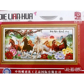 Mua Tranh thêu chữ thập Mã Đáo Thành Công (200*95cm) chưa thêu