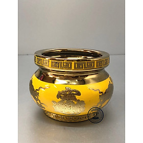 Mua Bát Nhang bằng sứ kim sa  Chữ PHẬT KH1001