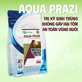 SỔ NỘI NGOẠI KÝ SINH TRÙNG CHO TÔM CÁ AQUA PRAZI Gói 200g