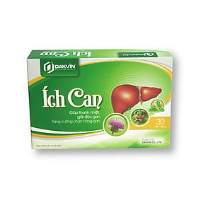 Ích Can - Giải Độc Gan, Hạ Men Gan, Phòng Gan Nhiễm Mỡ