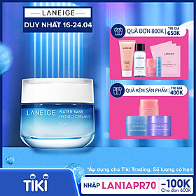 Kem dưỡng ẩm dành cho da dầu và da hỗn hợp Laneige Water Bank Hydro Cream Ex 50ml