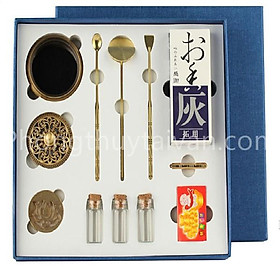Mua Dụng cụ Khơi-Xông trầm-Dưỡng  Tâm  nguyên Bộ(đầy đủ)+Tặng 100g bột xông(80g trầm hương+20g ngải cứu)