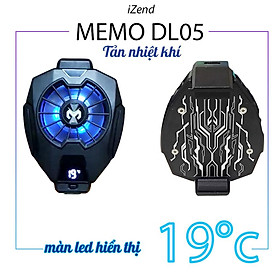 Quạt tản nhiệt điện thoại sò lạnh MEMO DL05 có màn hình LCD hiển thị nhiệt