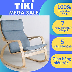 Mua Ghế gỗ bập bênh thư giãn  ghế gỗ bập bênh nghỉ ngơi đọc sách báo