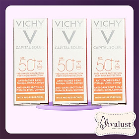 Combo 3 x Mini 3ml Kem Chống Nắng VICHY Ideal Soleil Anti-Dark Spots SPF 50 PA+++