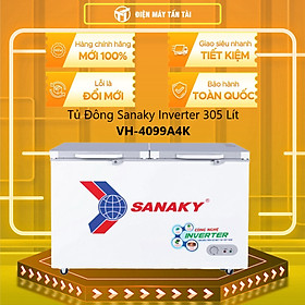 Mua TỦ ĐÔNG INVERTER SANAKY 305 LÍT VH-4099A4K ĐỒNG (R600A) (HÀNG CHÍNH HÃNG) (CHỈ GIAO HCM)