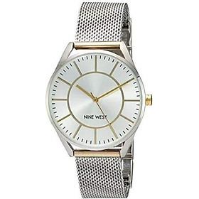 Nine West Women's NW/1922 Mesh Bracelet Watch